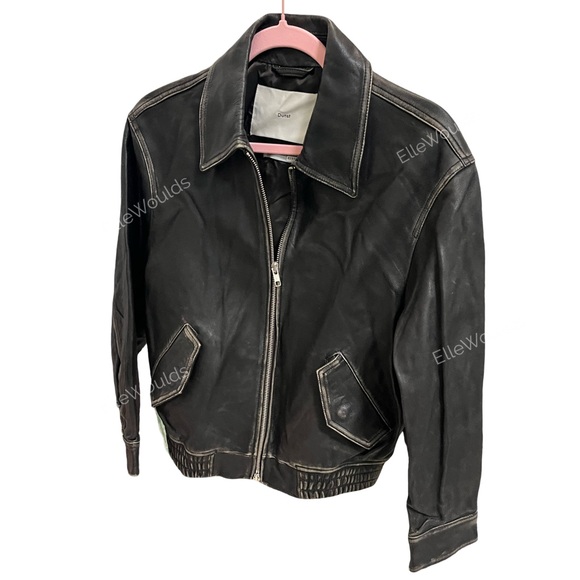 Dunst Genuine Lambskin Leather
Bomber Jacket Distressed Black Size
XS - Picture 2 of 10